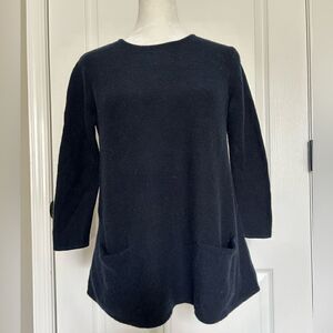 Lisa Todd Sweater Navy Blue Sz S
